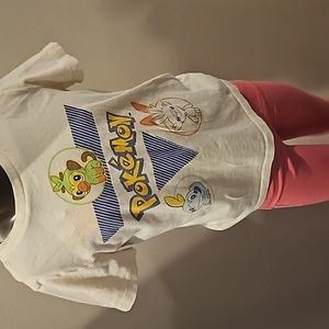 Pokémon Girl's White  T-shirt